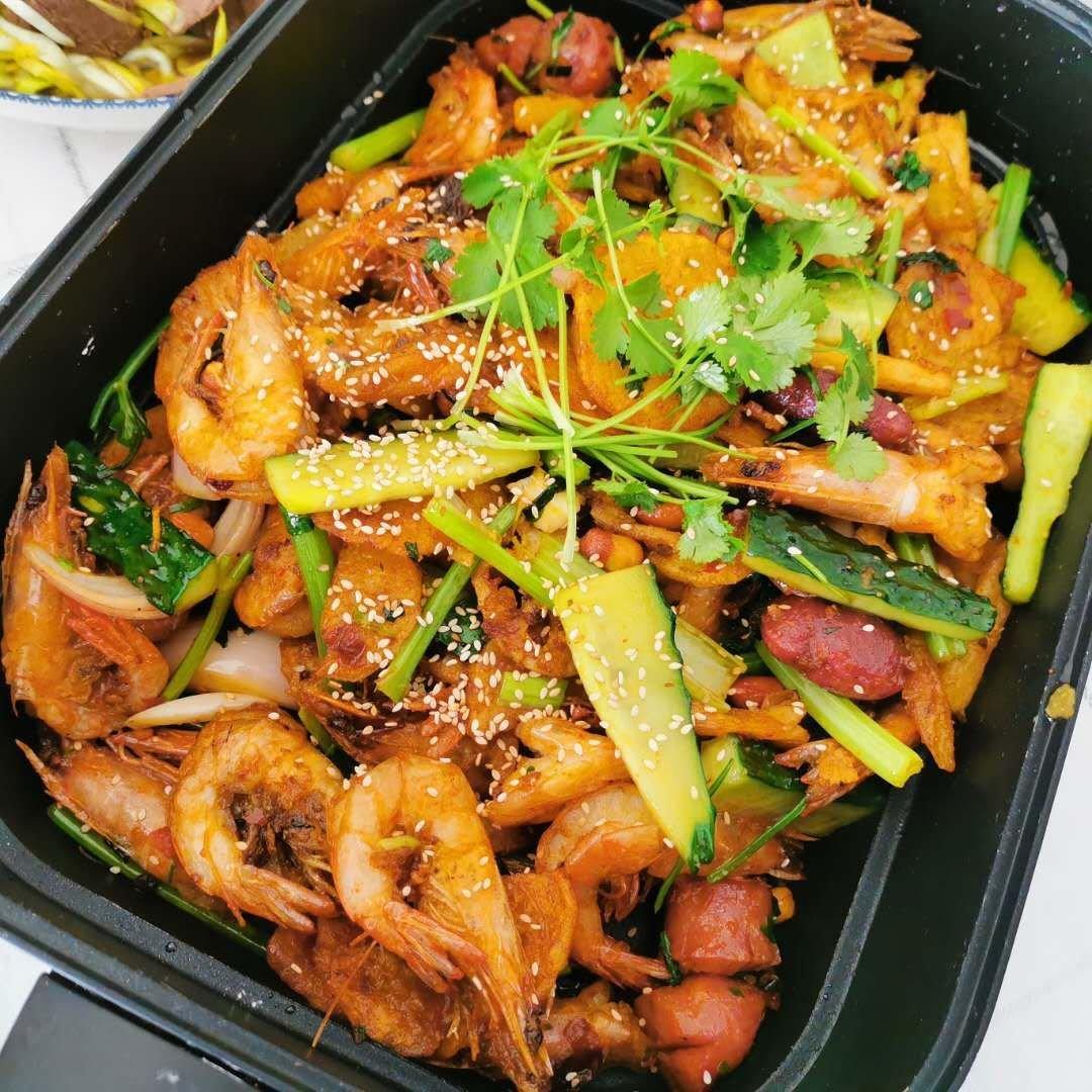 干锅香辣虾