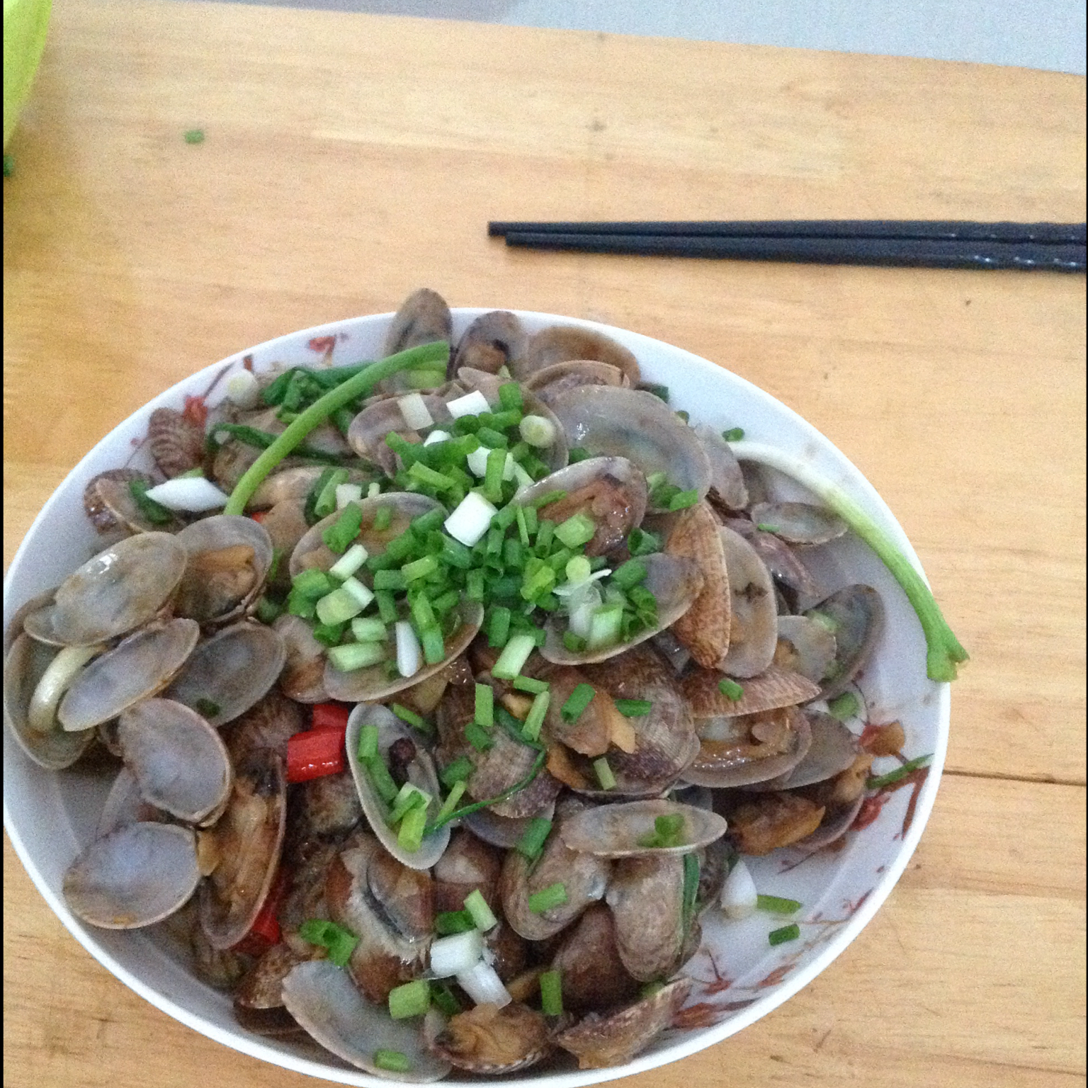 蒜香炒花甲