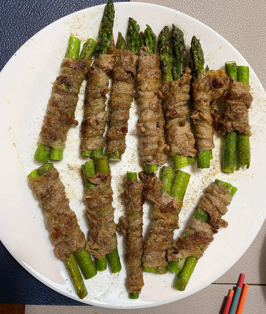 原味肥牛芦笋卷（零油零失手减脂必备💪🏻）