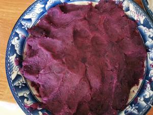 山药紫薯千层糕的做法 步骤2