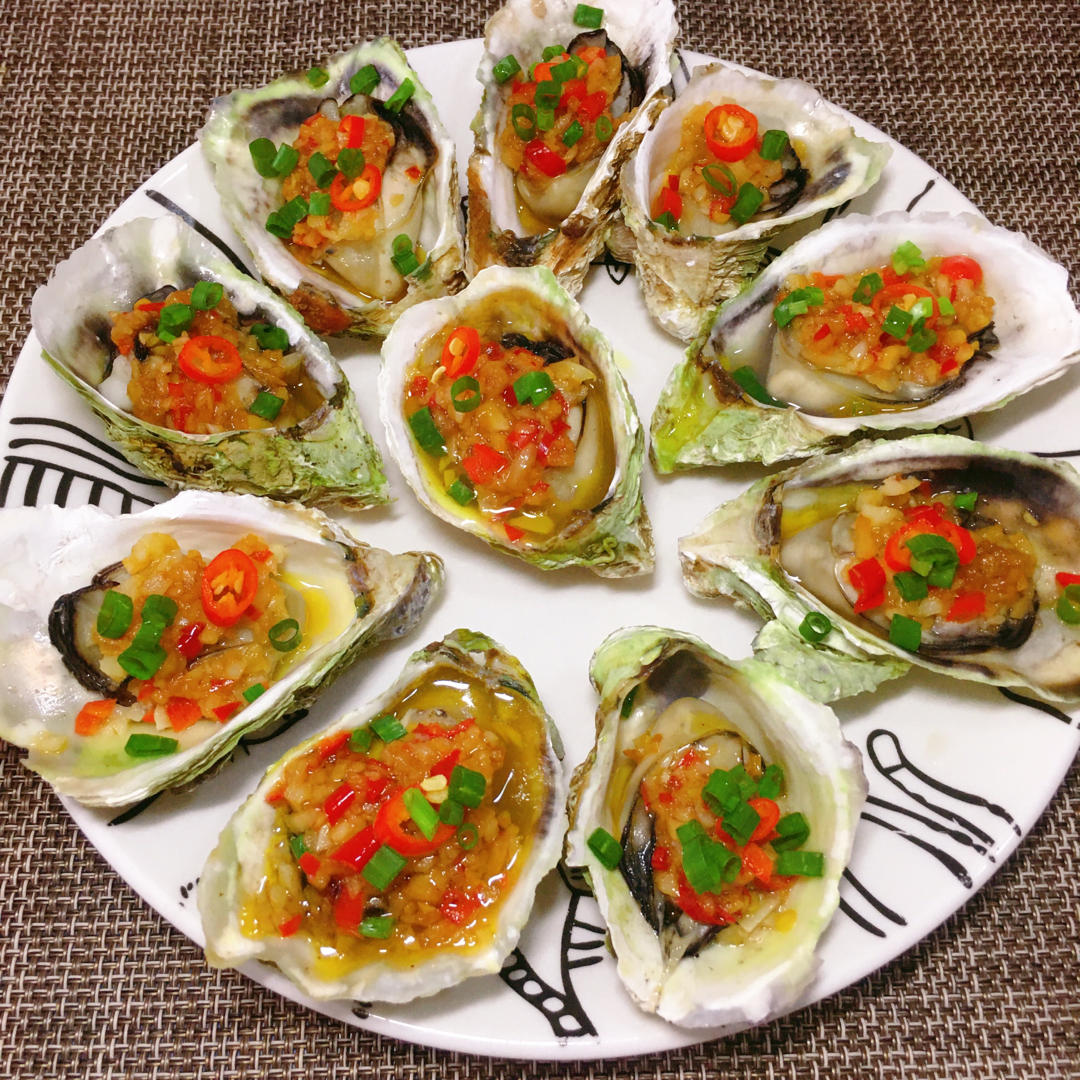 蒜蓉蒸生蚝（低脂高蛋白）