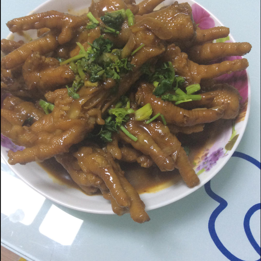 香辣烧鸡爪