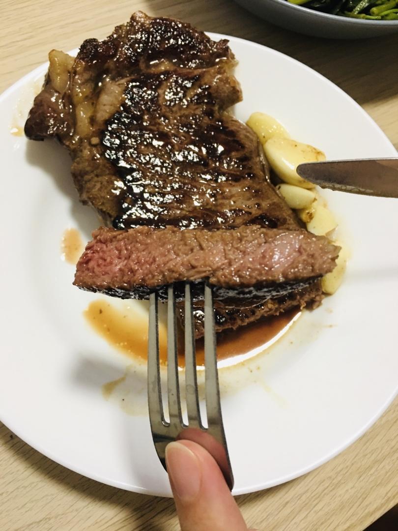 这么做厚切西冷牛排，不香吗