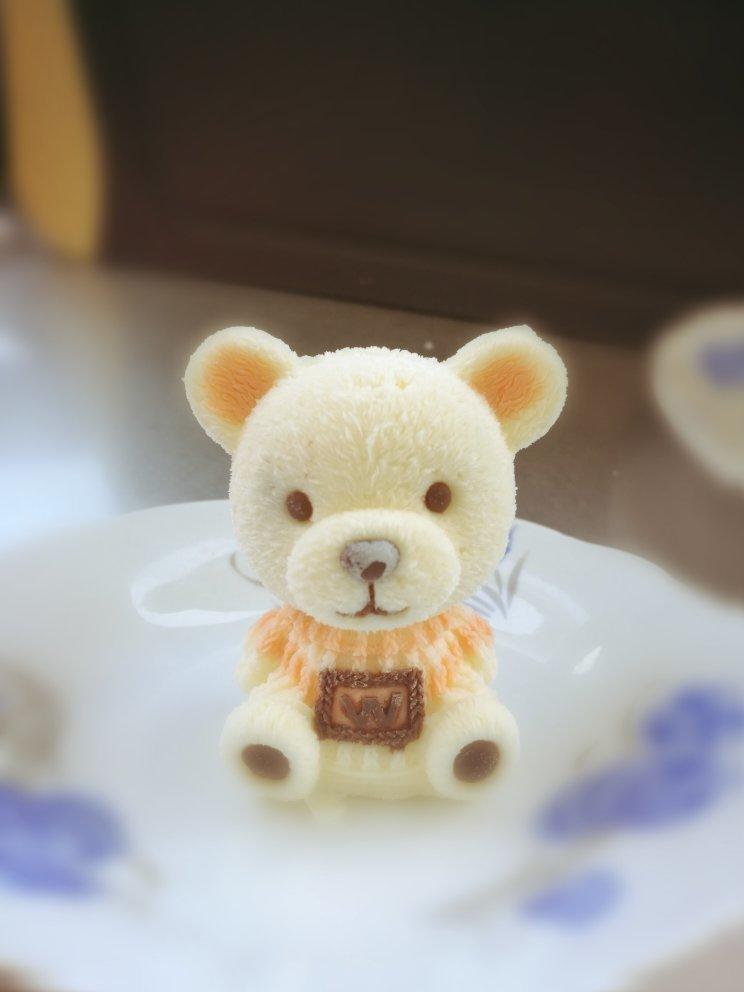 猫殿做的3d小熊慕斯蛋糕酸奶冻芝士版小号小熊