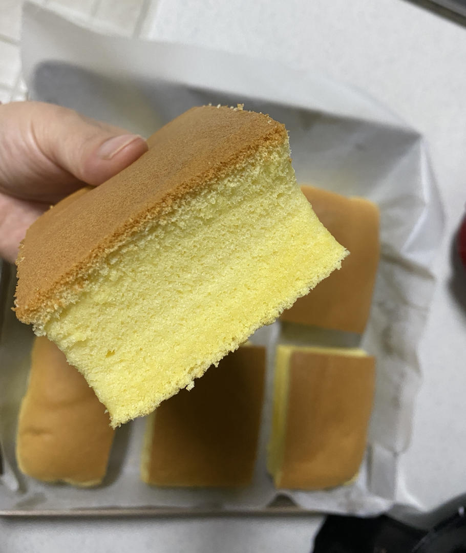 原味古早味蛋糕，八寸方盘抖臀蛋糕