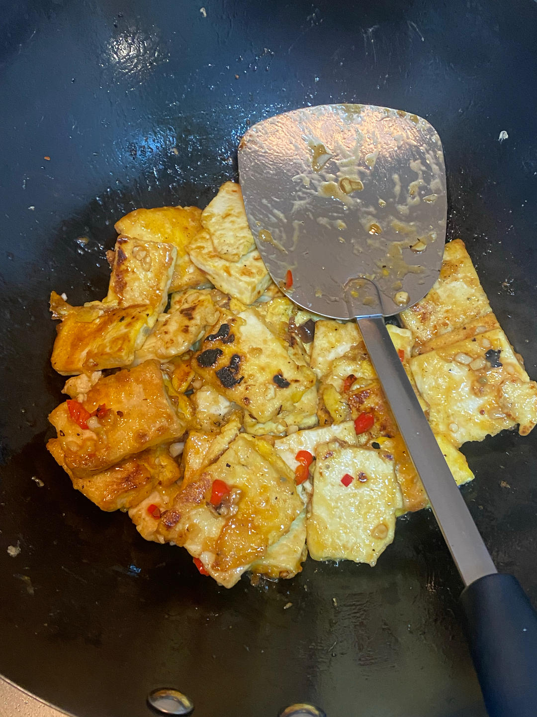 无敌好吃的香煎豆腐