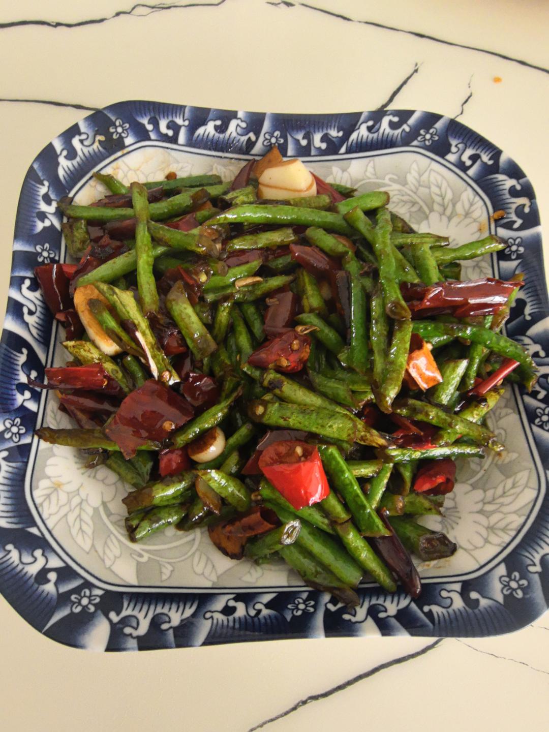 强烈推荐🔥非常下饭的😜“干辣椒爆炒豇豆”