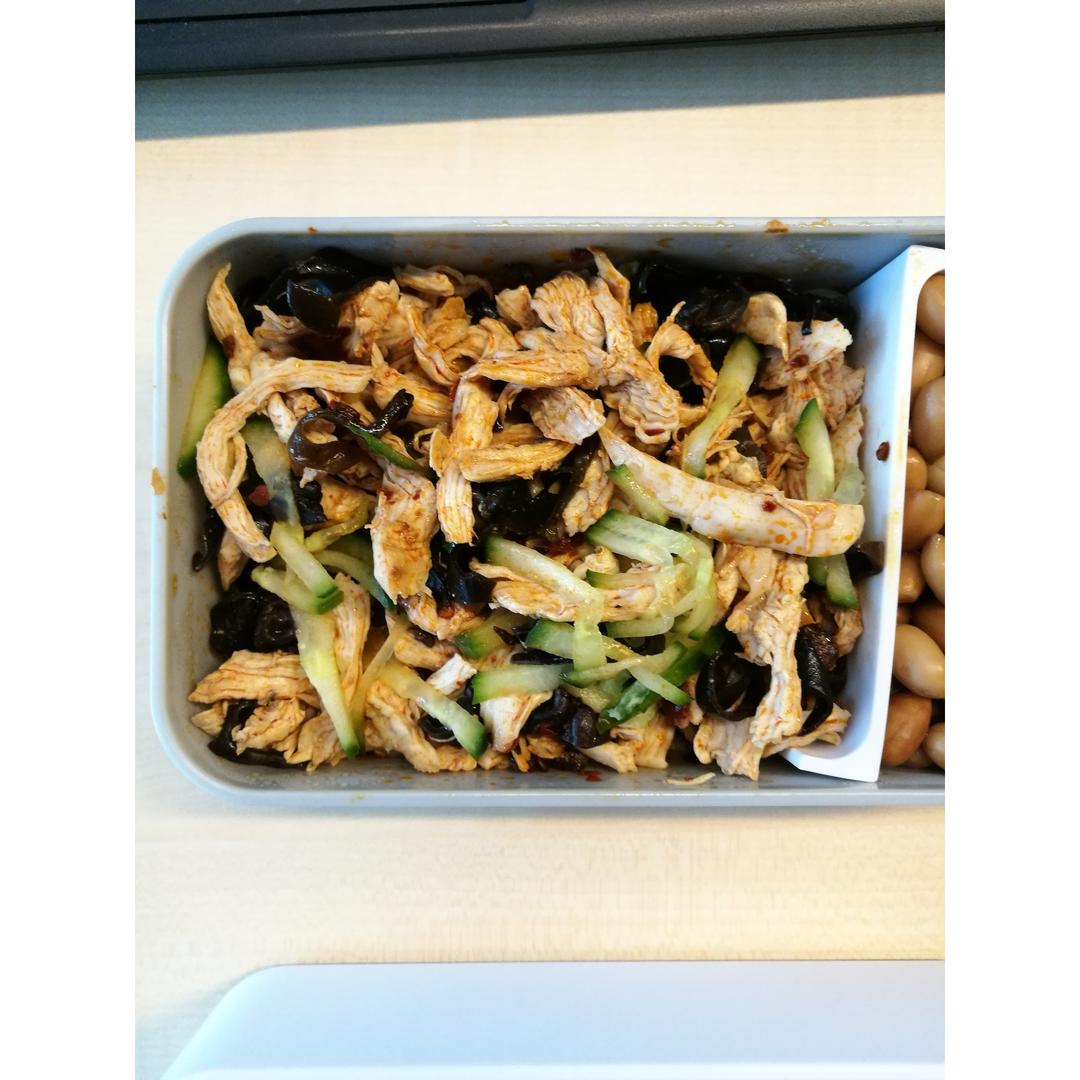 减脂健身｜凉拌手撕鸡丝（香辣&麻油版）