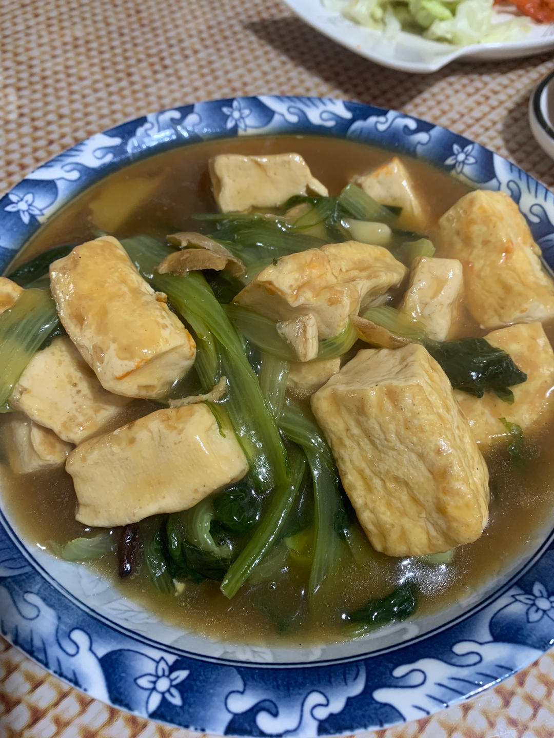 非常入味儿的小白菜炖豆腐