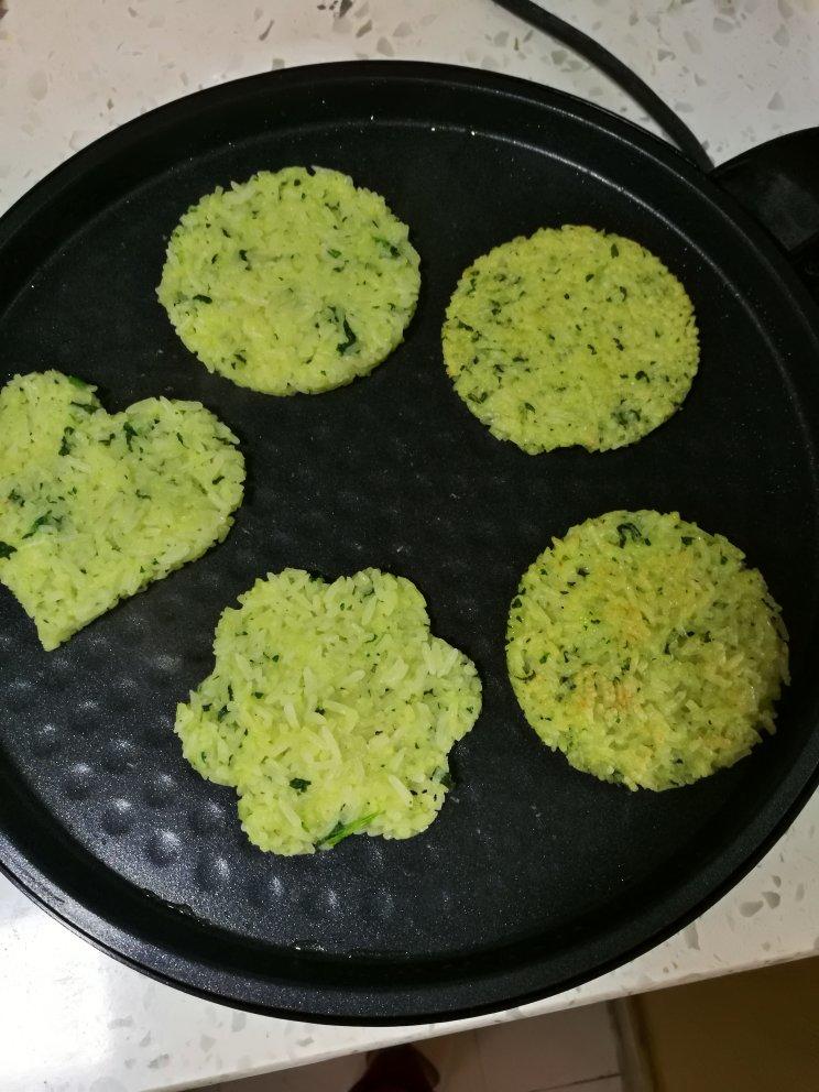 鸡蛋米饭饼——上班族快手早餐