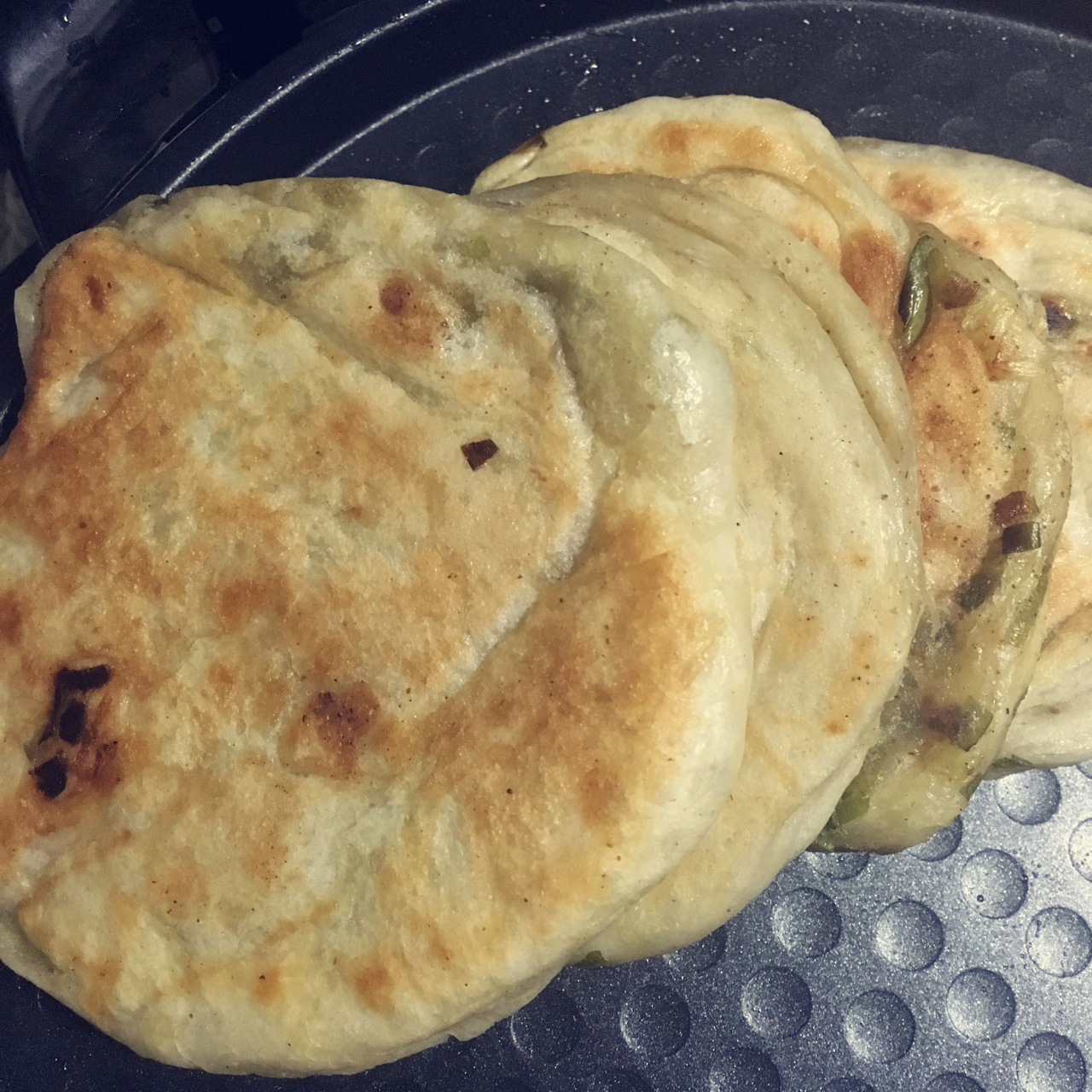 葱油发面饼