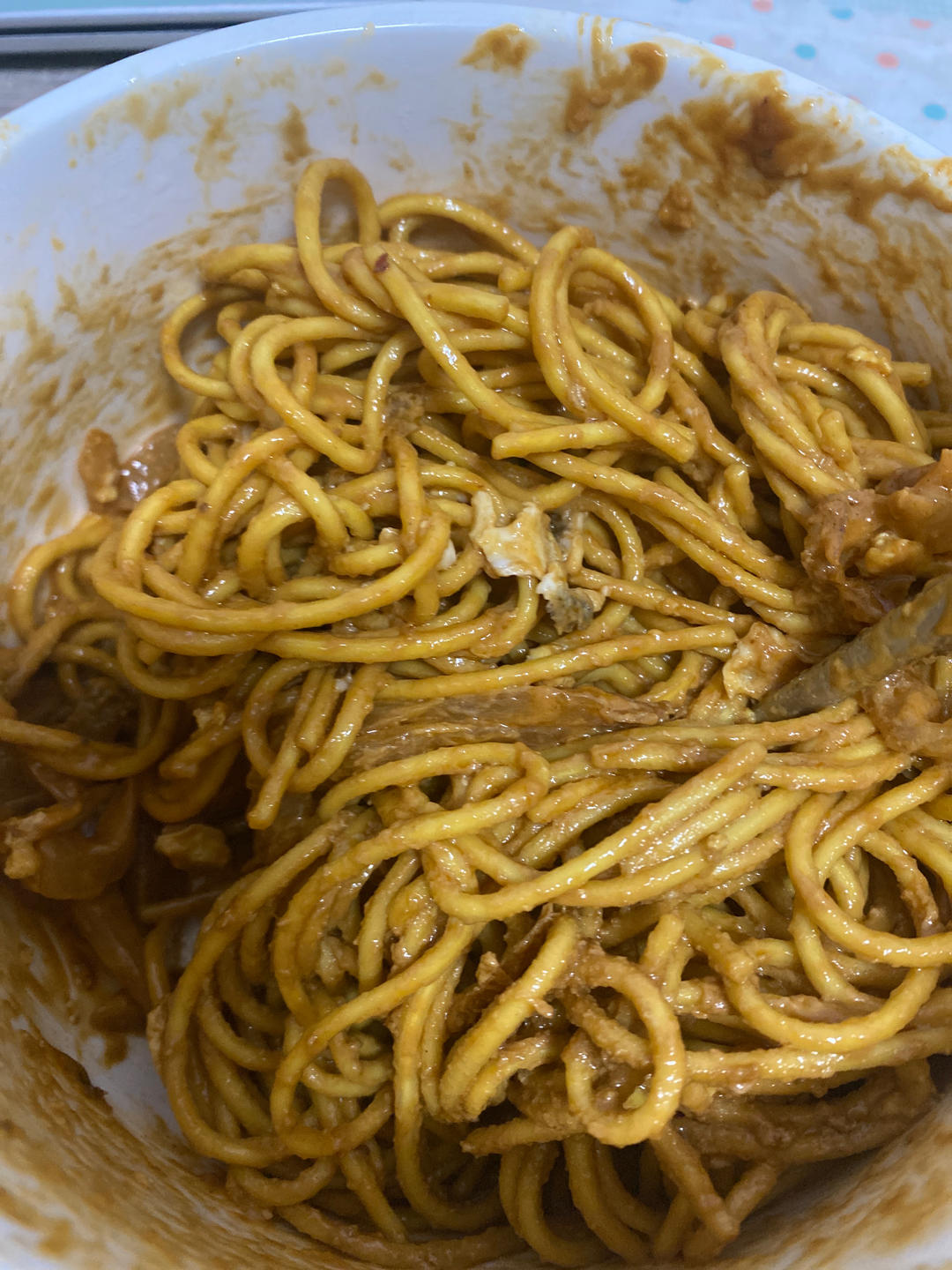 芝麻酱拌面（超快手超简单的翻版热干面）