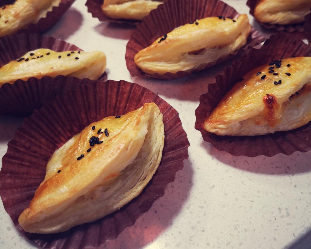 快手肉松乳酪酥蛋挞皮