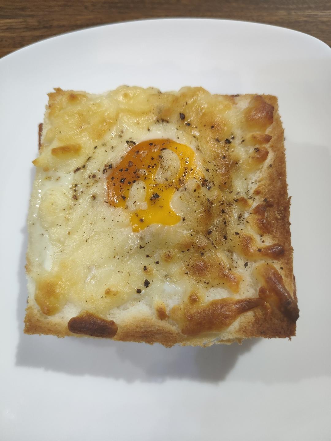 🔥超快手的芝士溏心蛋吐司早餐🍞金黄酥脆巨好吃‼️