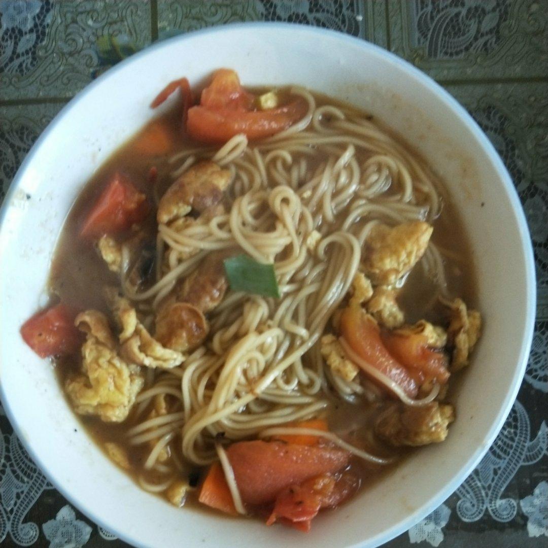 超级入味好吃的番茄鸡蛋面