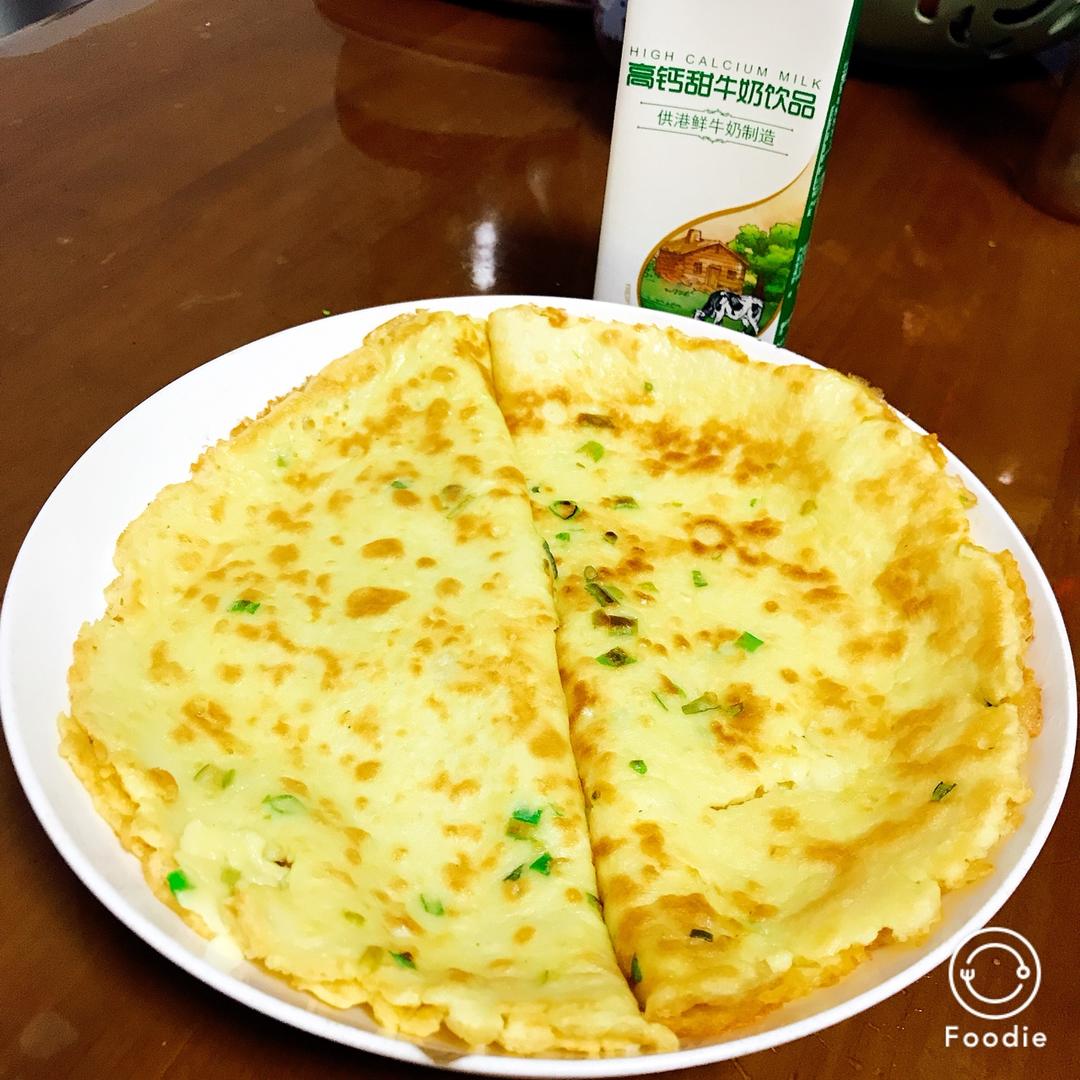 葱花蛋饼（快手营养早餐）
