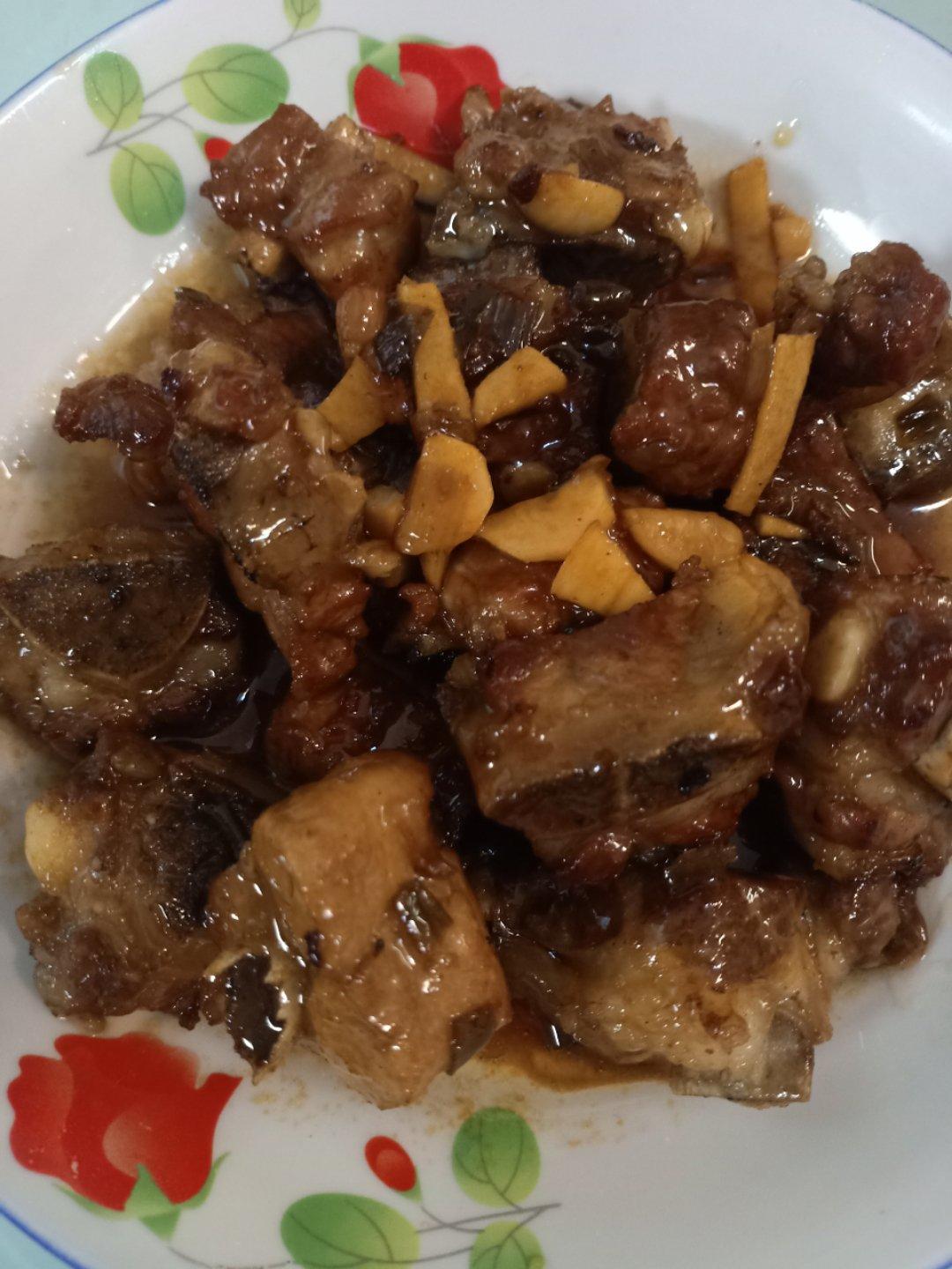 糖醋排骨，不放醋就是红烧排骨