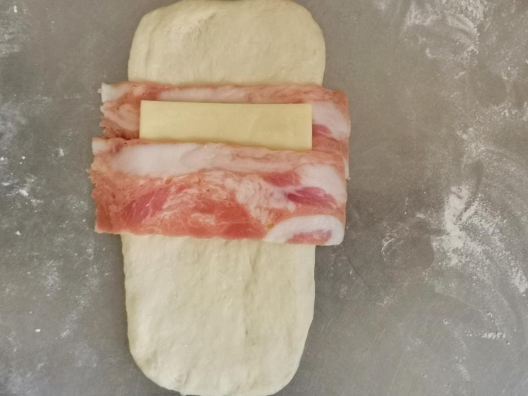 直接法万能面团－培根芝士包
