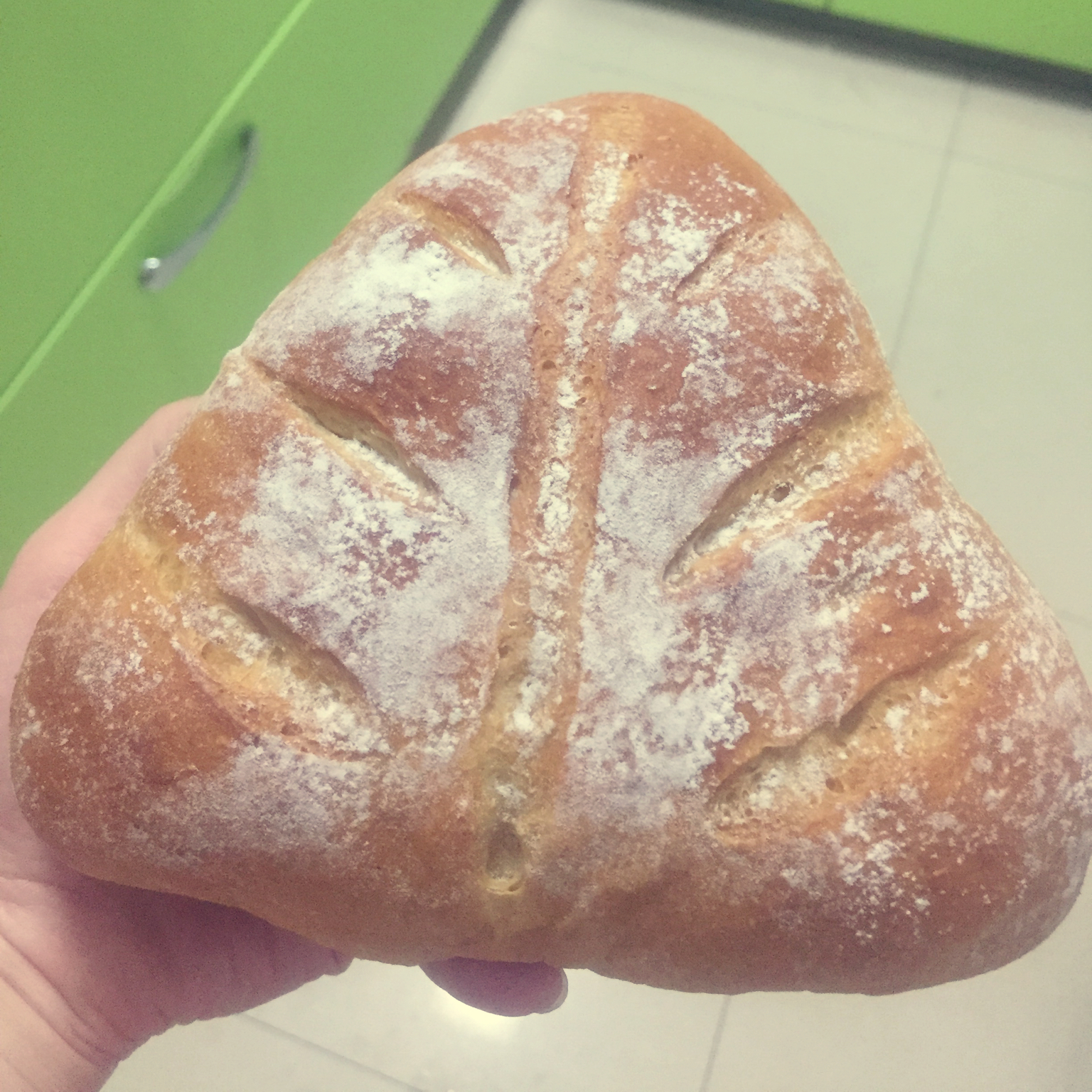 全麦红豆面包