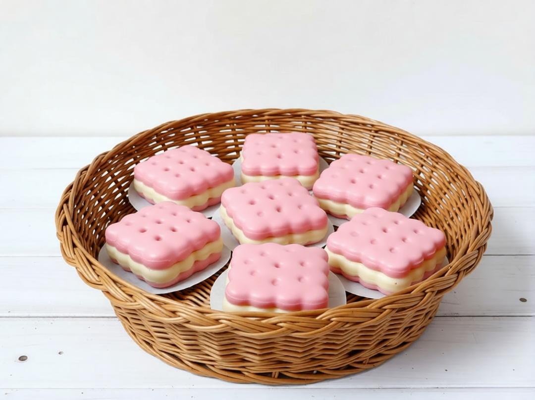 果酱夹心饼干馒头