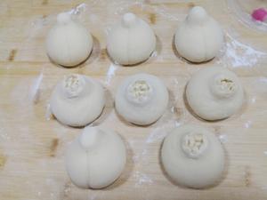 花样面食～生日寿桃（福桃）和石榴的做法的做法 步骤5