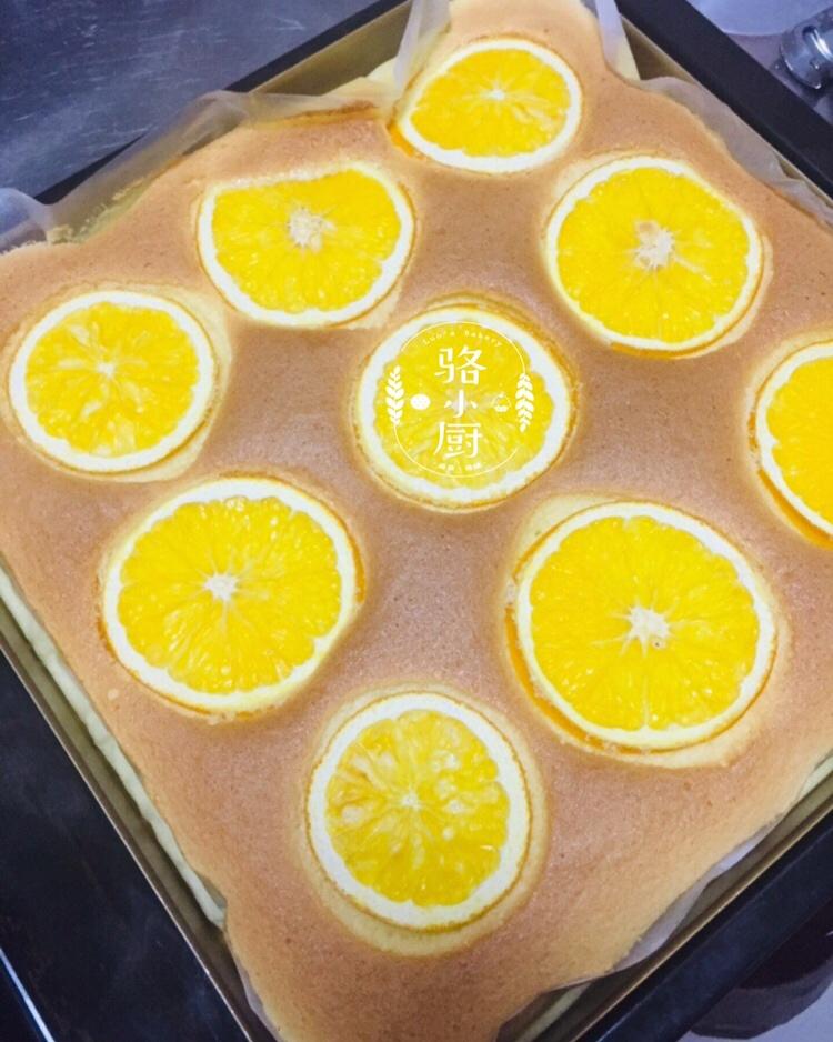 日式橙汁云朵蛋糕