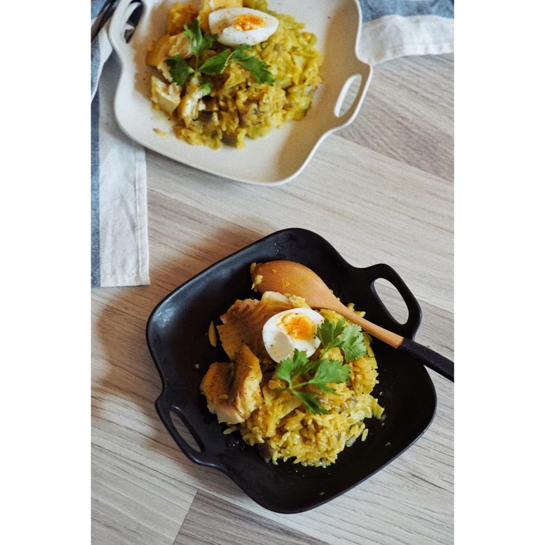 青豆鱼蛋烩饭kedgeree