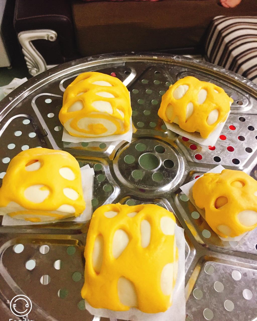 小清新波点馒头