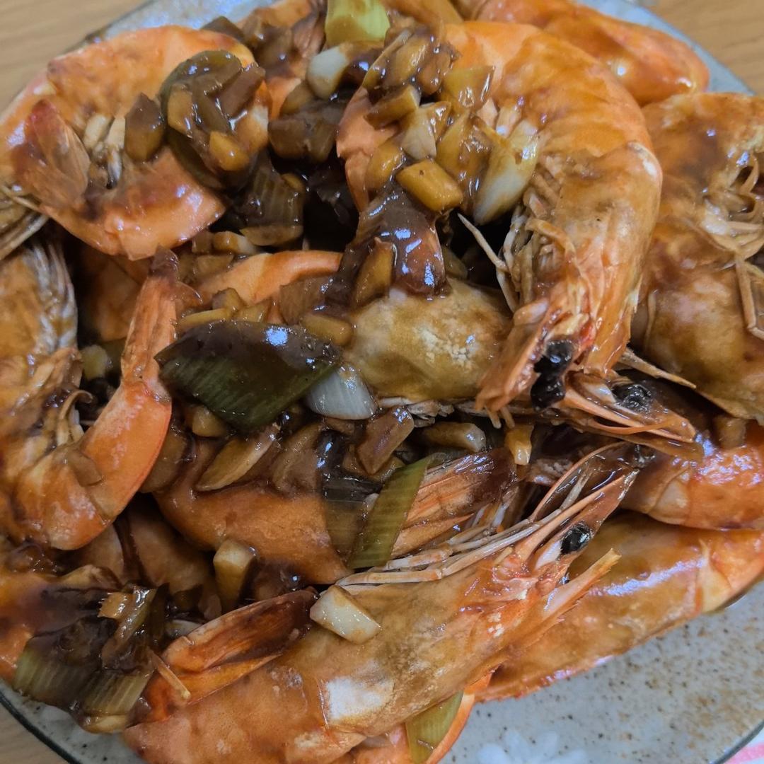 零失败的烧黑虎虾