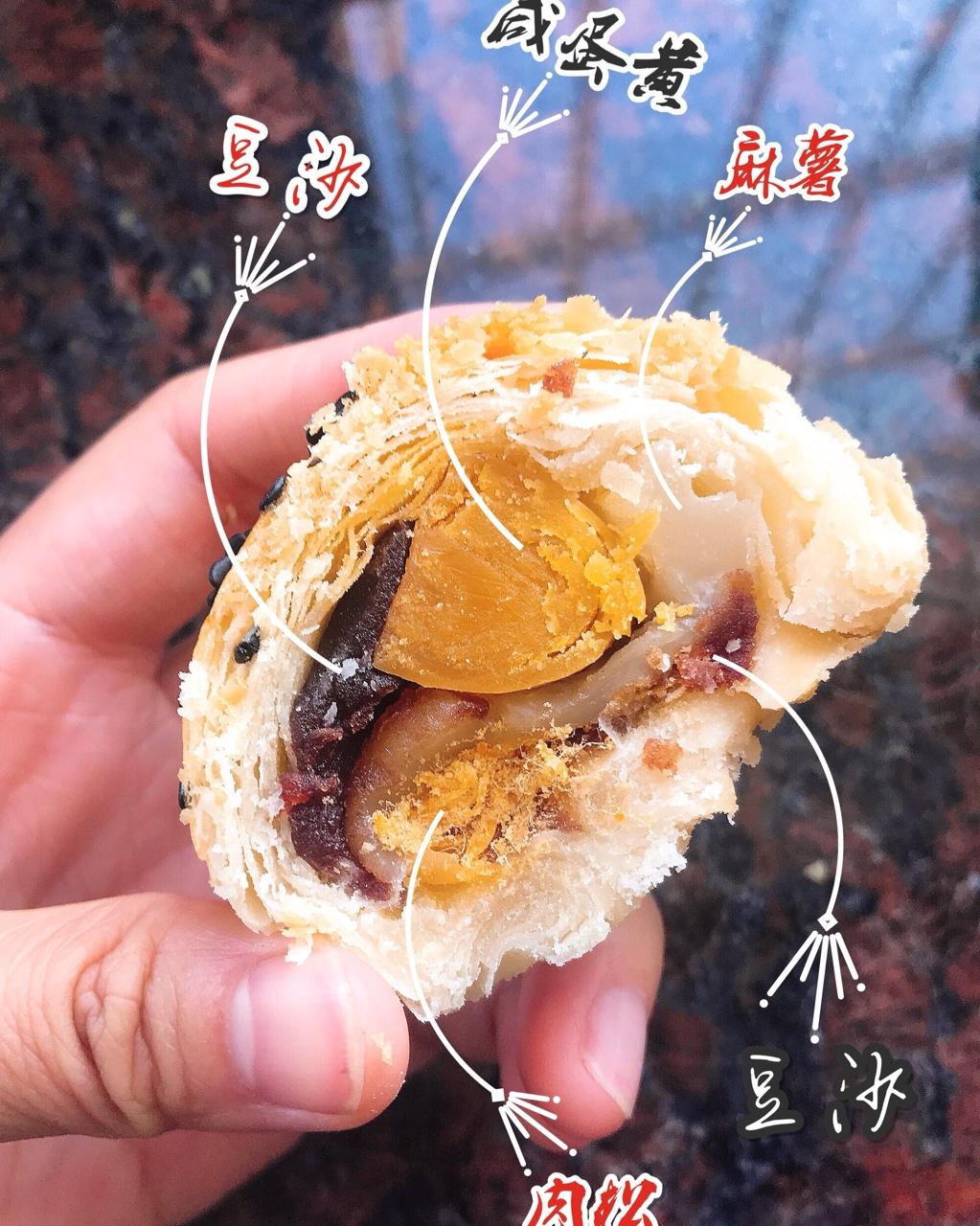 泳式鲜肉榨菜月饼