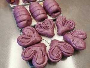 紫薯爱心馒头，紫薯火腿卷的做法 步骤17