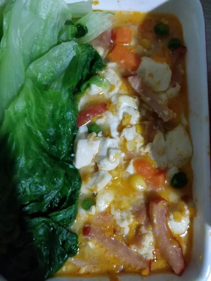 蛋黄豆腐
