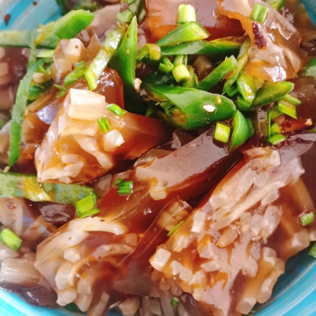 水晶肉皮冻