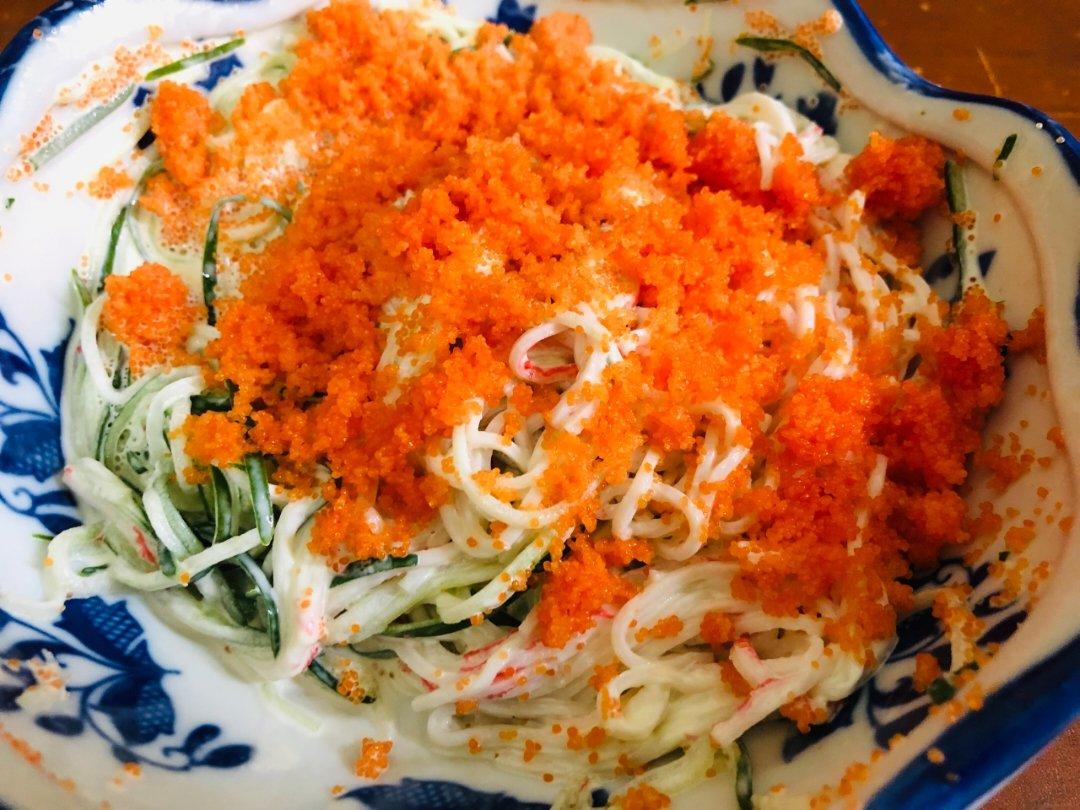 蟹子青瓜沙律