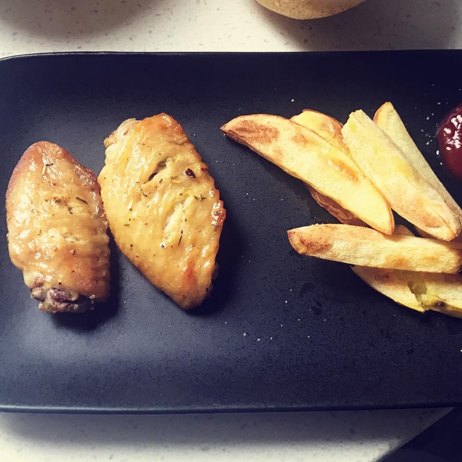 空气炸锅版蒜香鸡翅