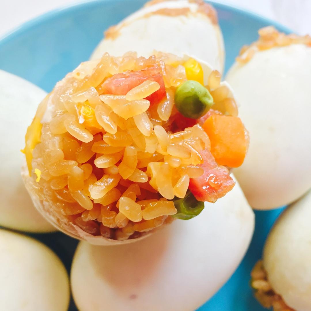 啾咪滢酱做的五彩糯米蛋