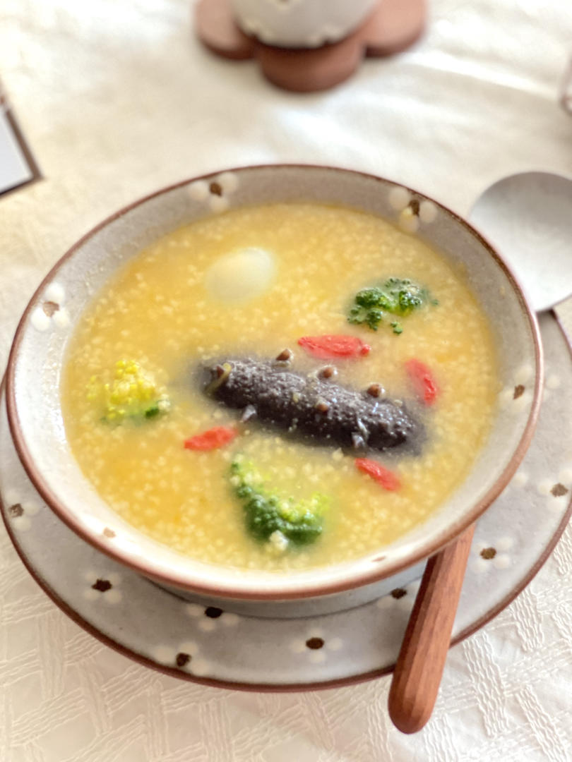 yylele做的海参小米粥