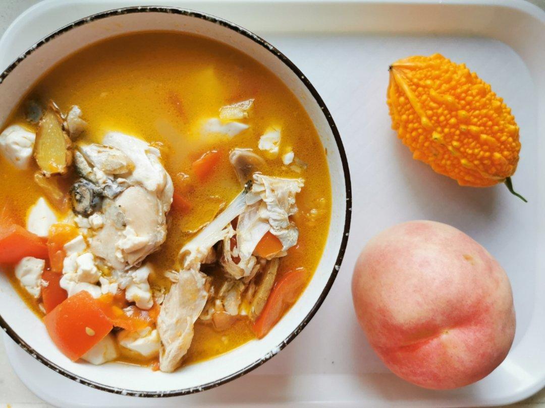 三文鱼头豆腐汤