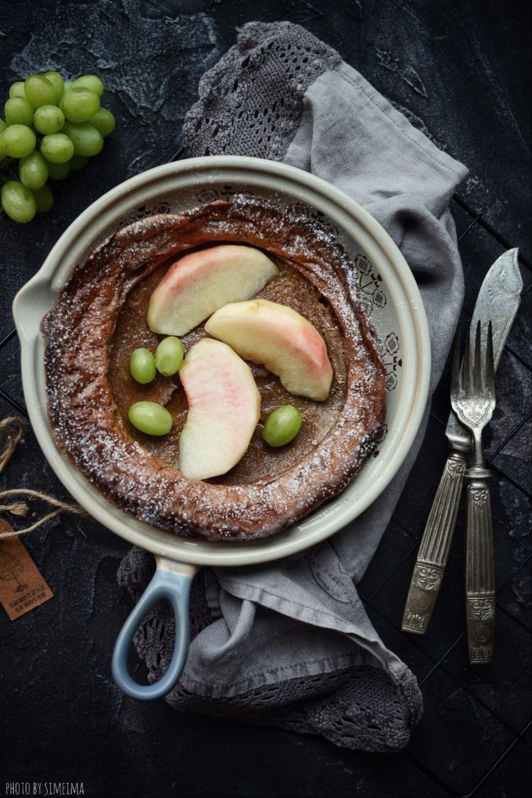 【北鼎烤箱食谱】全麦可可荷兰松饼