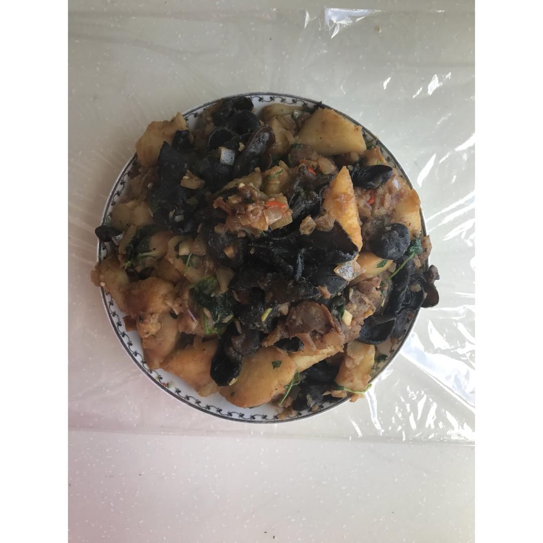 孜然香辣煎小土豆