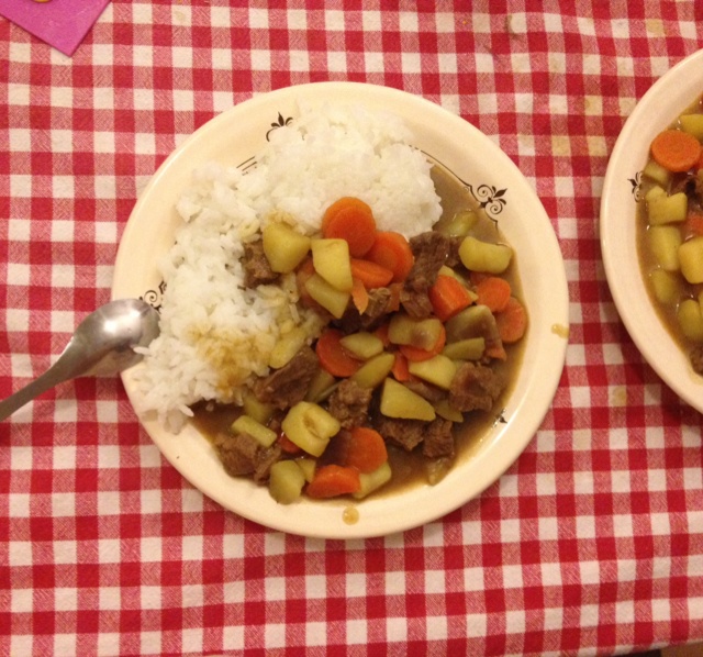 咖喱牛腩饭