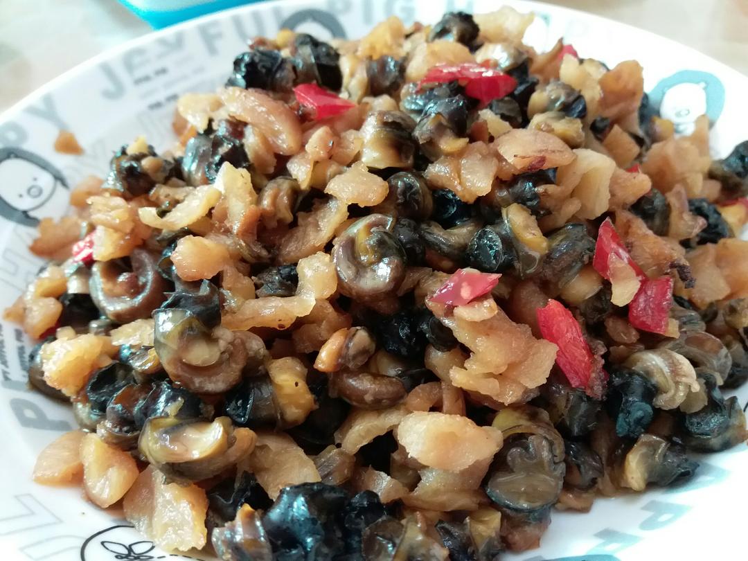 超级下饭菜萝卜干炒螺肉