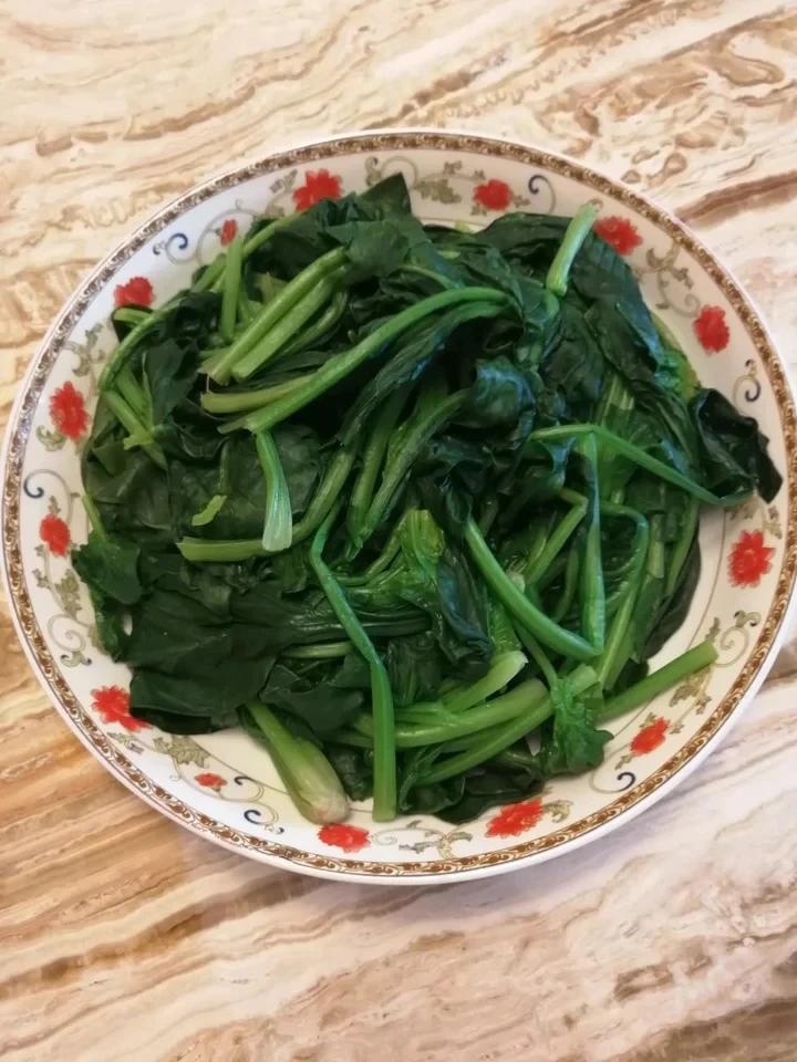 清水煮菠菜（无油无盐菜）（无味斋）