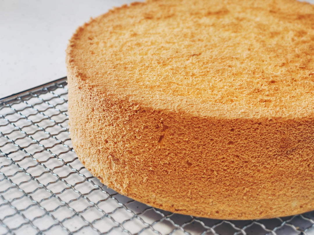 超好记八寸戚风蛋糕（后蛋法）