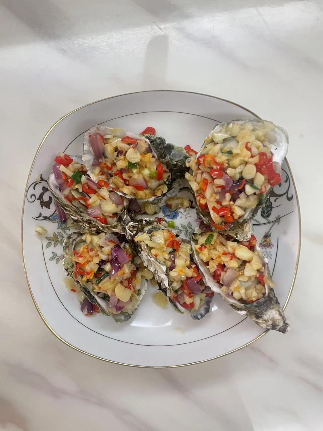 超简单～蒸蒜蓉生蚝