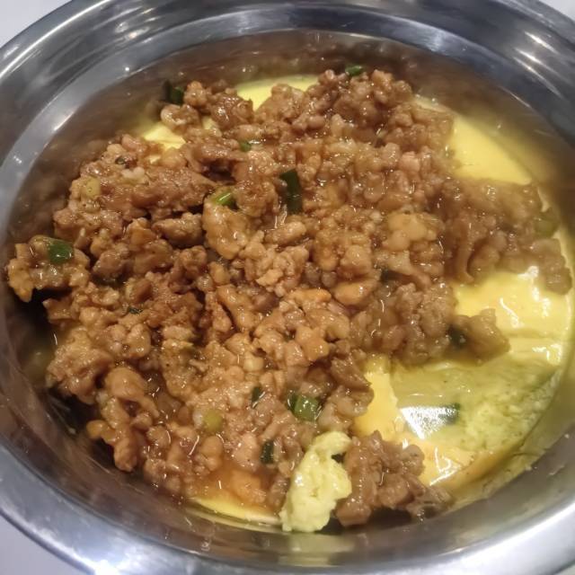 孩子最爱吃的肉沫蒸鸡蛋