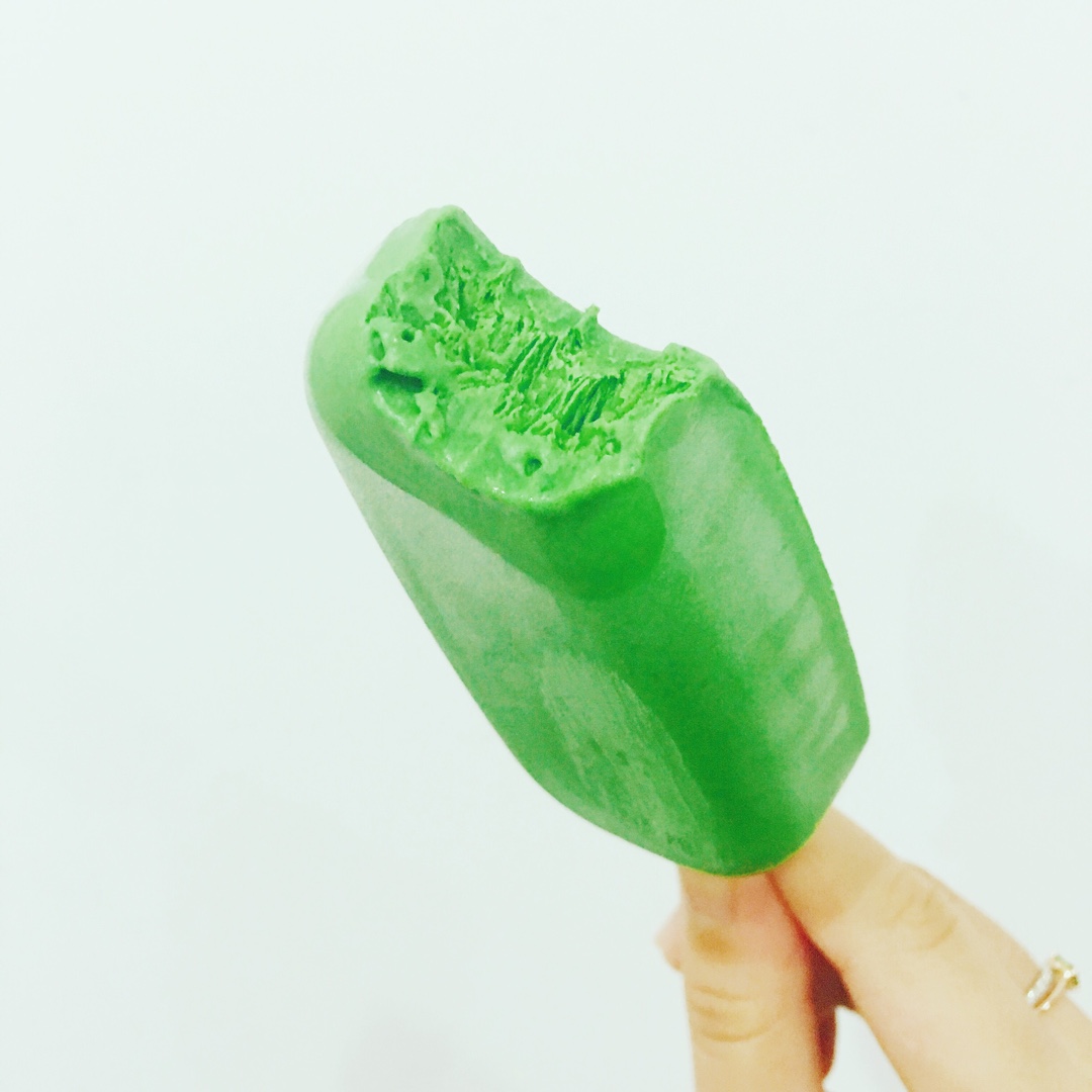 【众里寻他千百度】小圆子配蜜红豆抹茶软雪糕