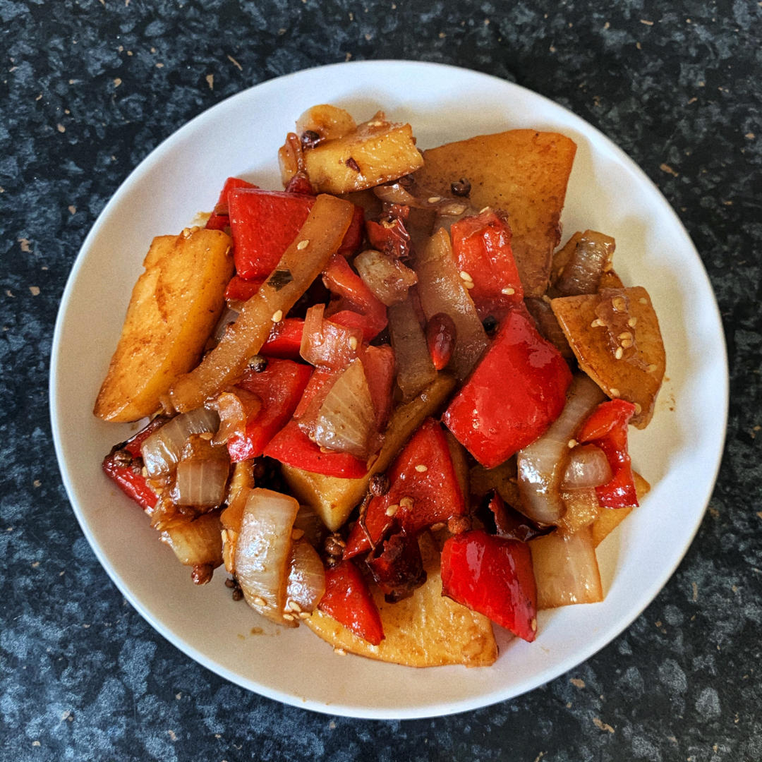 干锅土豆片（麻辣味，非油炸）