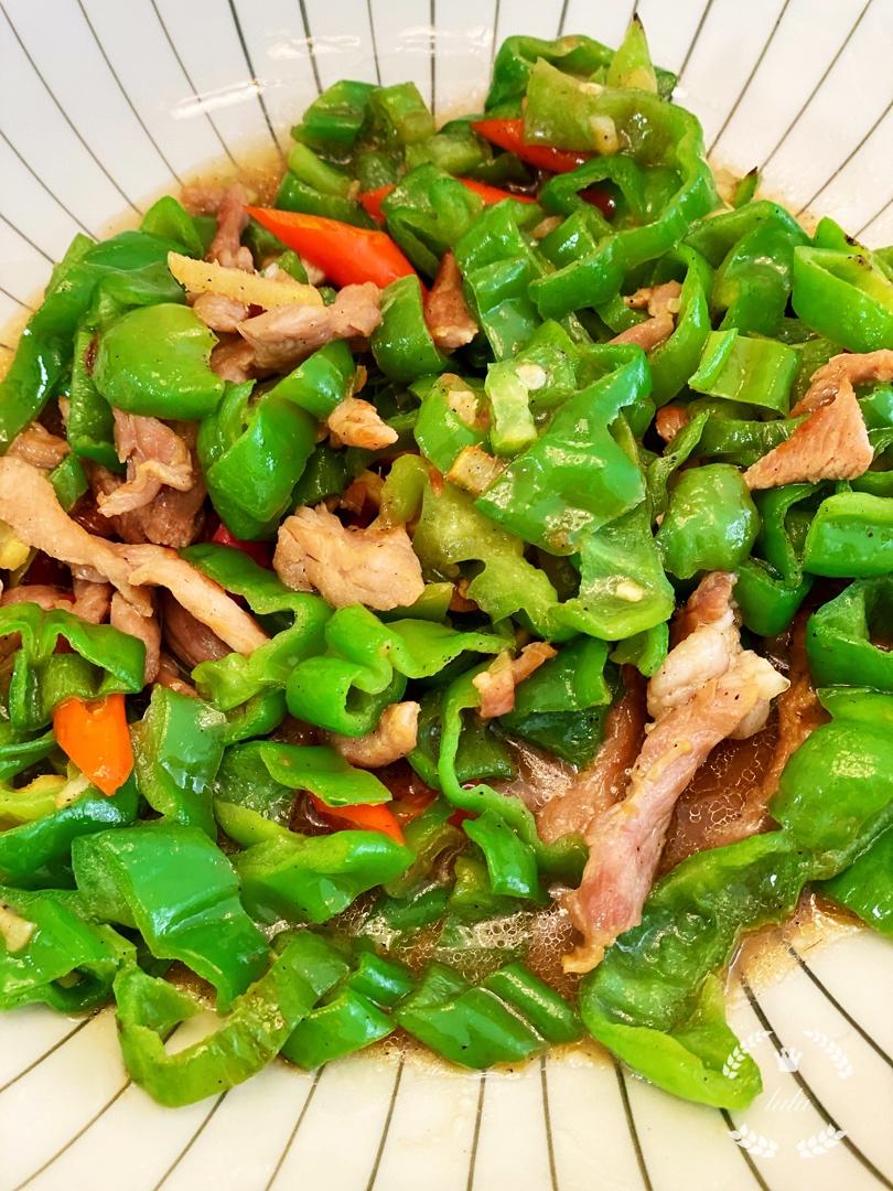 巨下饭的青椒炒肉丝
