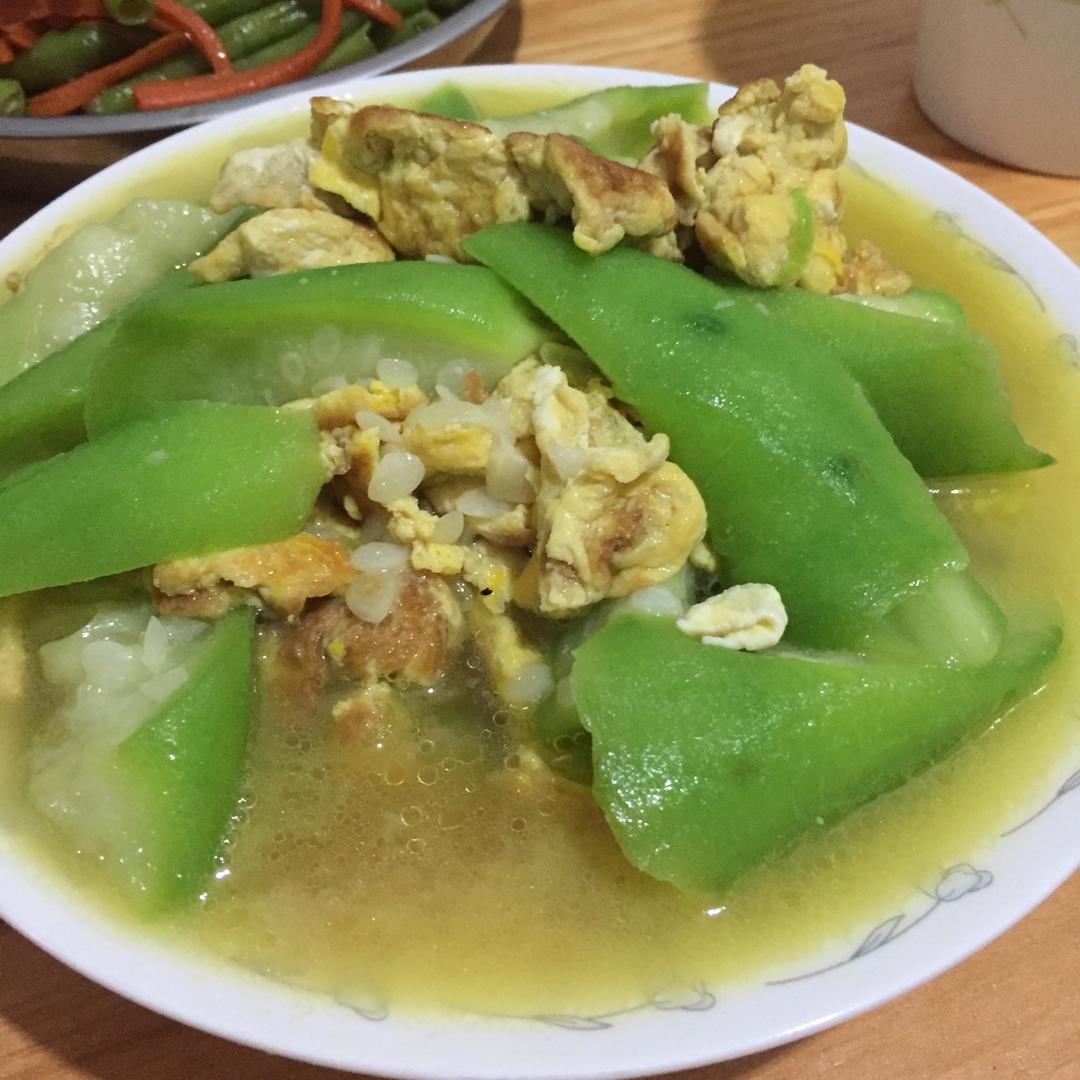 丝瓜炒蛋